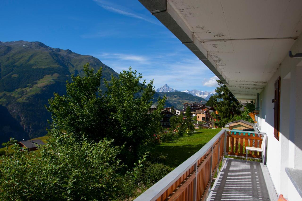 Appartamento Haus Waldheim Grächen Esterno foto